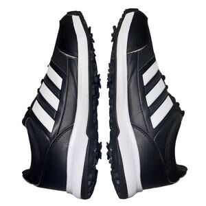Adidas Tech Response Golf Shoes Mens Size 12 Black White Spiked Comfort EE9419